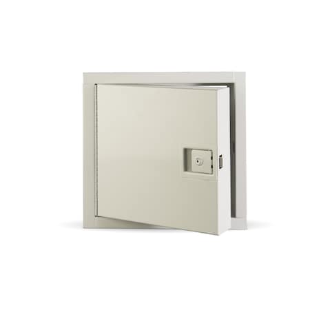 Insulated Fire Rated Access Door, KRP-150FR Keyed Paddle Latch Prime 24x12